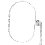 14KW Diamond Chain Bolo Bracelet - 1.34 ctw - Side View