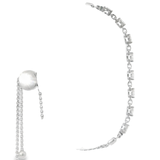 14KW Diamond Chain Bolo Bracelet - 1.34 ctw - Alt View