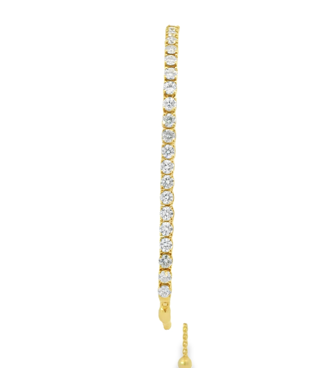 14KY Diamond Bolo Bracelet - 1.75 CTW - Front View