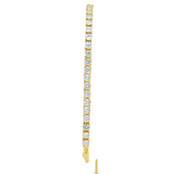 14KY Diamond Bolo Bracelet - 1.75 CTW - Front View