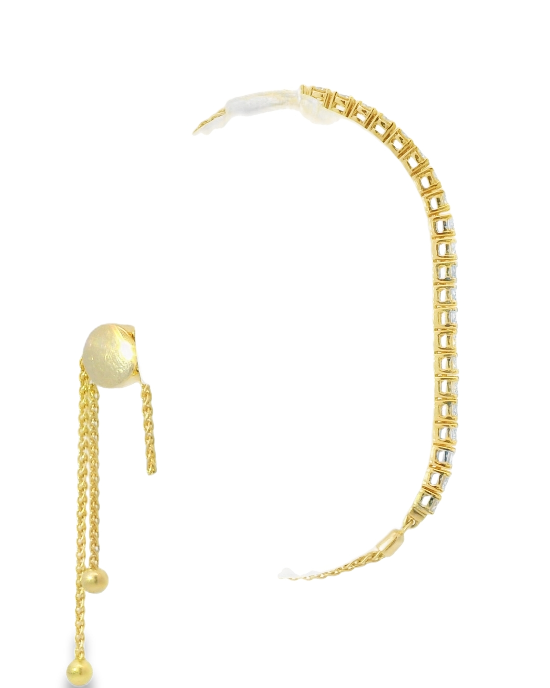 14KY Diamond Bolo Bracelet - 1.75 CTW - Alt View