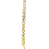 14KY Diamond Bezel Bolo Bracelet - 1.53 ctw - Front View