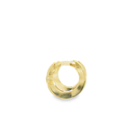 14KY Diamond Huggie Earrings in Yellow Gold - 0.21ctw - Left View