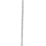 18KW Diamond Tennis Bracelet - 3.50ctw - Front View