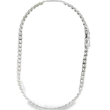 18KW Diamond Tennis Bracelet - 3.50ctw - Left View