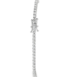 18KW Diamond Tennis Bracelet - 3.50ctw - Back View