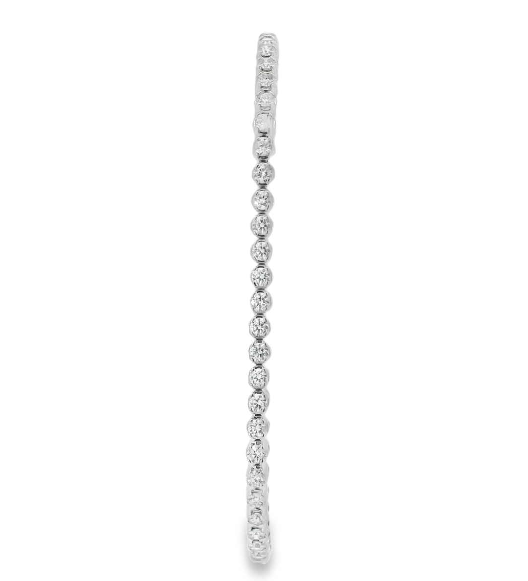 14KW Diamond Tennis Bracelet - 2.70ctw - Front View
