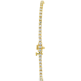 14KY Gold Diamond Bracelet - 2.83ctw - Back View
