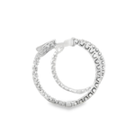 14KW Inside-Outside Diamond Hoop Earrings - 1.50ctw - Right View