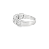 18KW Baguette Cut Diamond Band - 0.91ctw - Diamonds By Rothschild