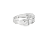 18KW Baguette Cut Diamond Band - 0.91ctw - Diamonds By Rothschild