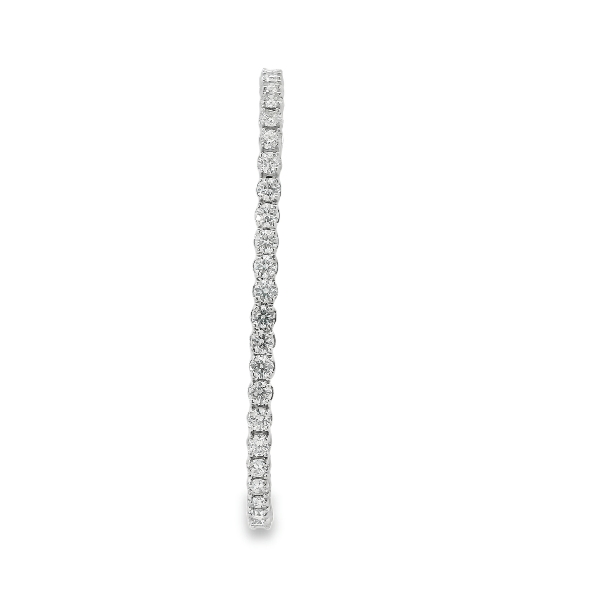 18KW Diamond Tennis Bracelet D - G VS 6.34CTTW - Diamonds By Rothschild