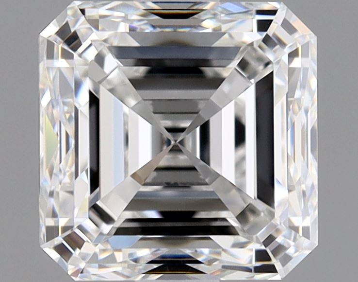 2 Carat Asscher - Natural Diamond - 1.8 - E - VVS2 - VG - EX - EX - Diamonds By Rothschild