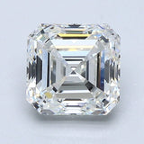 2 Carat Asscher - Natural Diamond - 1.8 - H - Very Very Slightly Included - VG - EX - VG - Diamonds By Rothschild