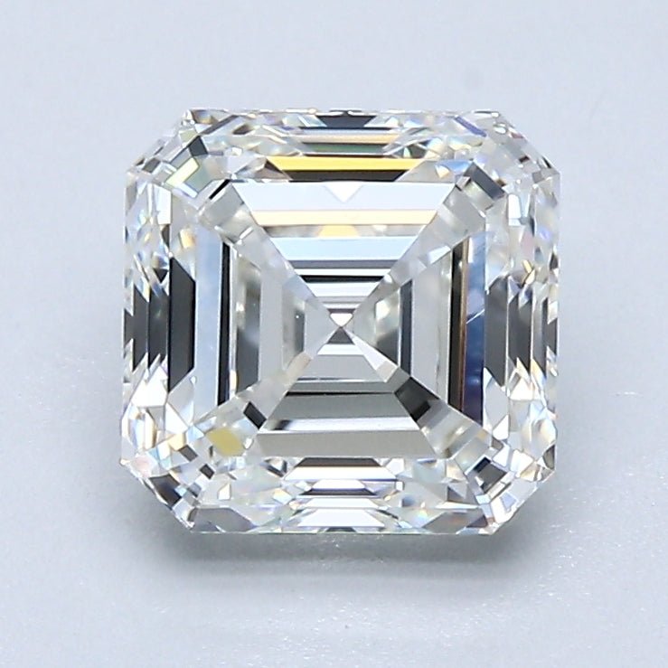 2 Carat Asscher - Natural Diamond - 1.8 - H - Very Very Slightly Included - VG - EX - VG - Diamonds By Rothschild