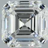 2 Carat Asscher - Natural Diamond - 1.8 - I - VS1 - EX - EX - EX - Diamonds By Rothschild