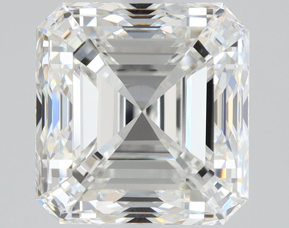 2 Carat Asscher - Natural Diamond - 1.9 - F - VS1 - VG - VG - Diamonds By Rothschild