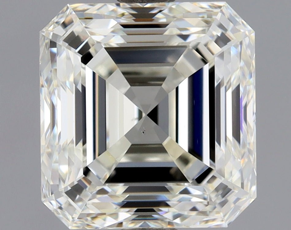 2 Carat Asscher - Natural Diamond - 1.9 - J - VS2 - EX - VG - Diamonds By Rothschild