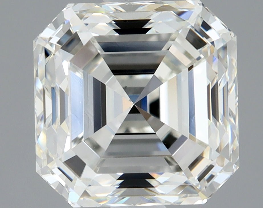 2 Carat Asscher - Natural Diamond - 2 - I - VS1 - EX - EX - Diamonds By Rothschild