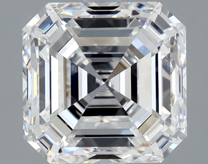 2 Carat Asscher - Natural Diamond - 2.01 - E - SI1 - VG - EX - EX - Diamonds By Rothschild