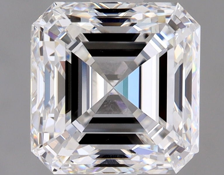 2 Carat Asscher - Natural Diamond - 2.01 - E - VS1 - VG - EX - EX - Diamonds By Rothschild