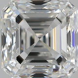 2 Carat Asscher - Natural Diamond - 2.01 - E - VS2 - VG - EX - EX - Diamonds By Rothschild