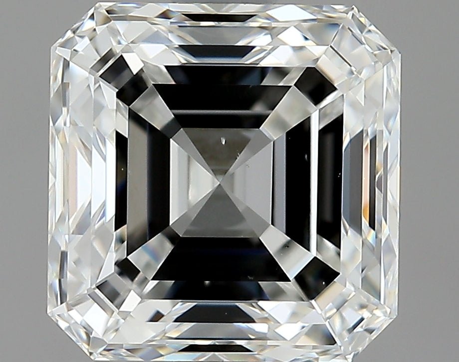 2 Carat Asscher - Natural Diamond - 2.01 - E - VS2 - VG - EX - EX - Diamonds By Rothschild