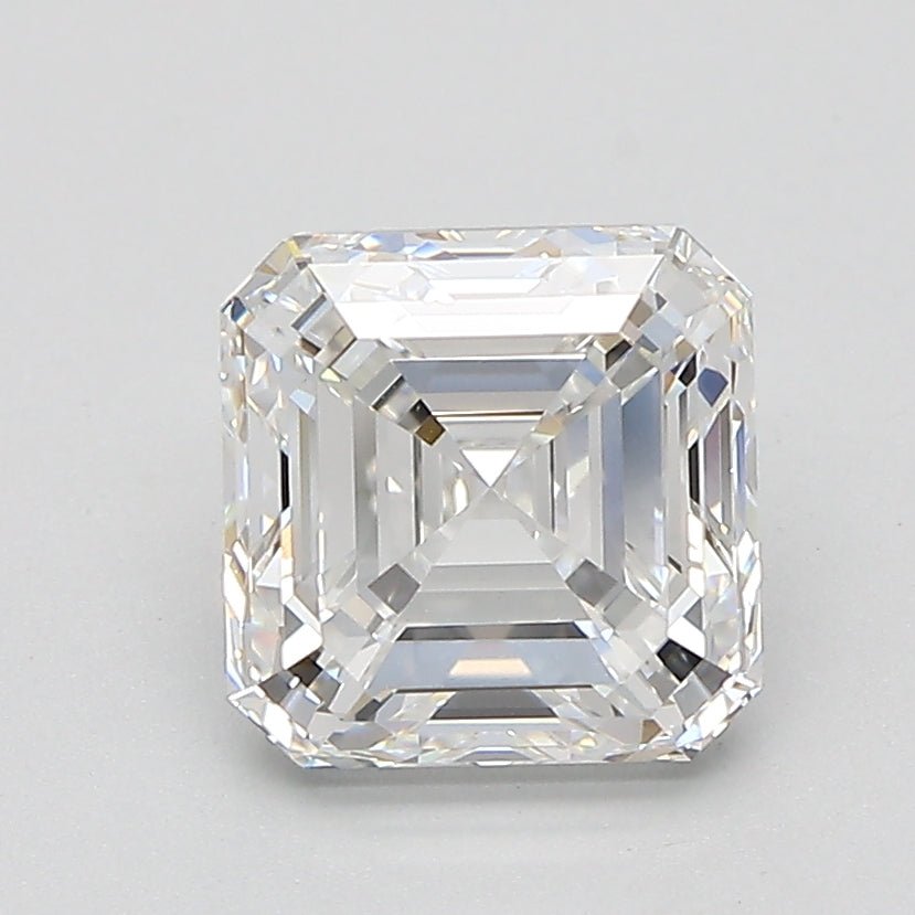 2 Carat Asscher - Natural Diamond - 2.01 - E - VVS1 - EX - EX - EX - Diamonds By Rothschild
