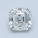 2 Carat Asscher - Natural Diamond - 2.01 - F - VS2 - VG - VG - Diamonds By Rothschild