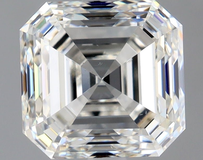 2 Carat Asscher - Natural Diamond - 2.01 - H - SI1 - EX - EX - Diamonds By Rothschild