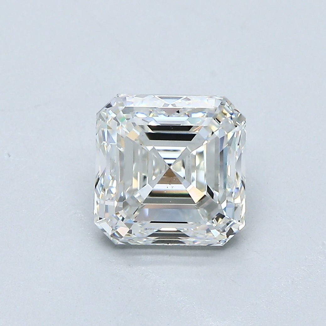 2 Carat Asscher - Natural Diamond - 2.01 - H - VS2 - VG - EX - EX - Diamonds By Rothschild