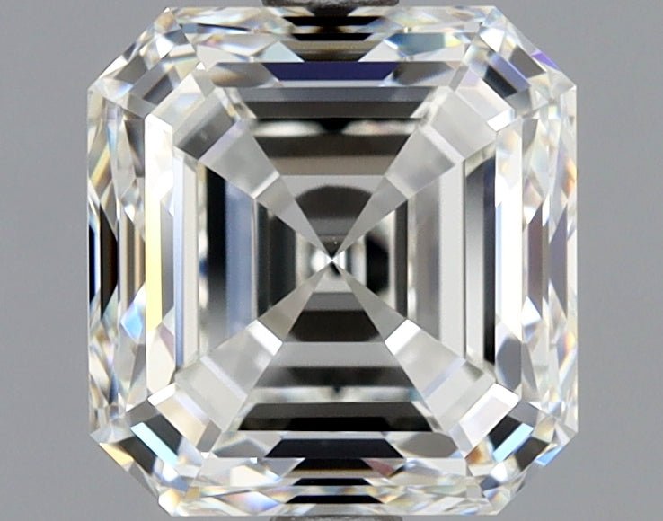 2 Carat Asscher - Natural Diamond - 2.01 - H - VS2 - VG - EX - EX - Diamonds By Rothschild