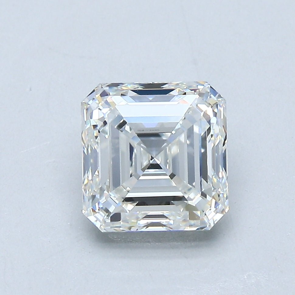 2 Carat Asscher - Natural Diamond - 2.01 - H - VS2 - VG - VG - EX - Diamonds By Rothschild
