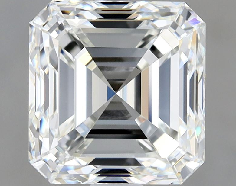 2 Carat Asscher - Natural Diamond - 2.01 - H - VVS2 - EX - VG - Diamonds By Rothschild