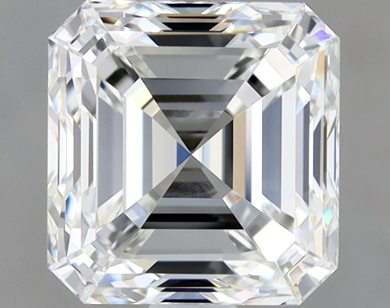 2 Carat Asscher - Natural Diamond - 2.01 - H - VVS2 - EX - VG - Diamonds By Rothschild