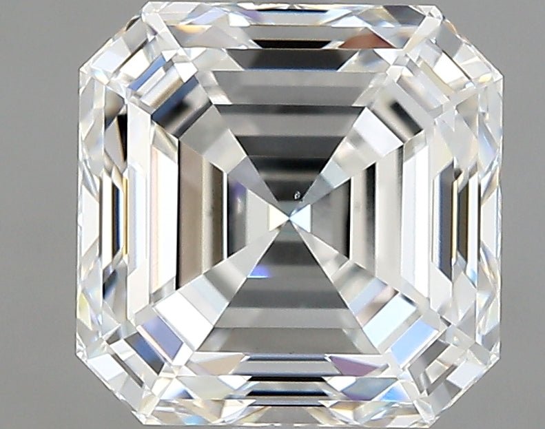 2 Carat Asscher - Natural Diamond - 2.02 - D - VS2 - VG - EX - EX - Diamonds By Rothschild