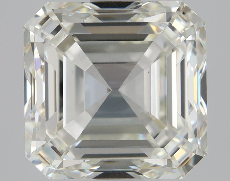 2 Carat Asscher - Natural Diamond - 2.02 - K - VS2 - EX - EX - EX - Diamonds By Rothschild