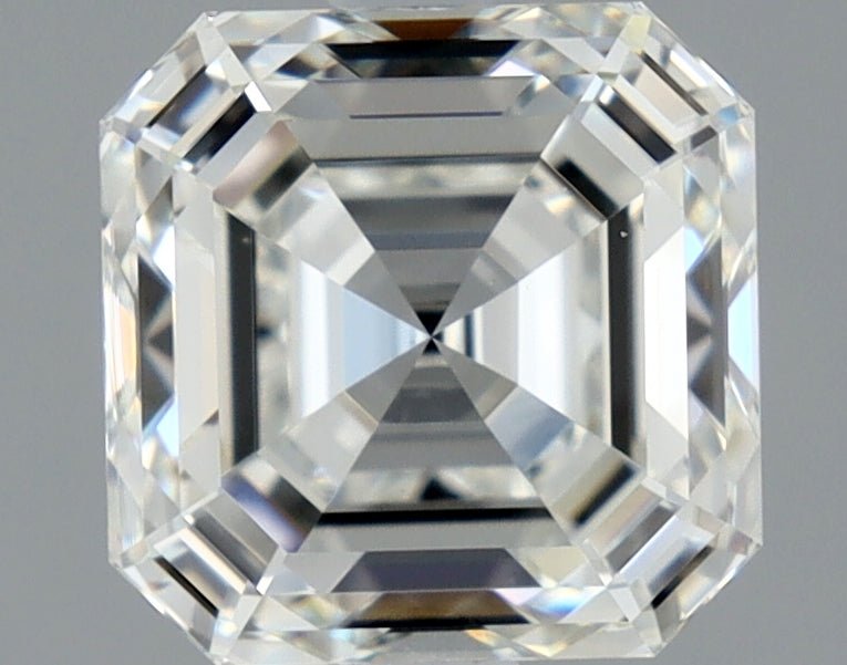 2 Carat Asscher - Natural Diamond - 2.07 - I - VS2 - VG - EX - EX - Diamonds By Rothschild