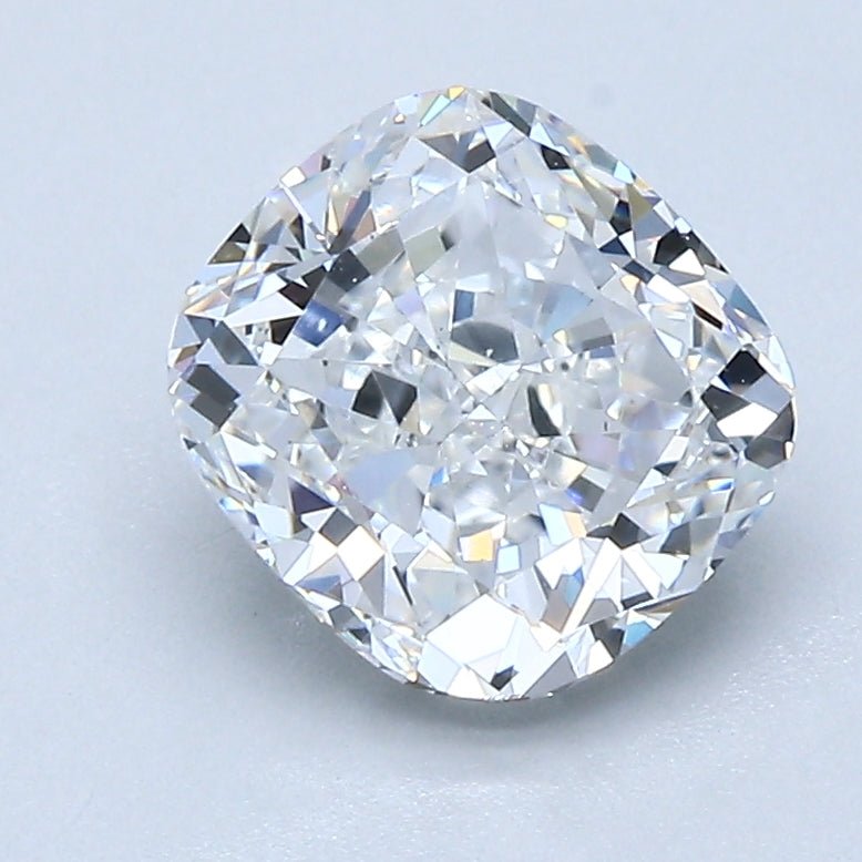 2 Carat Cushion - Natural Diamond - 2.01 - F - VS2 - VG - VG - G - Diamonds By Rothschild