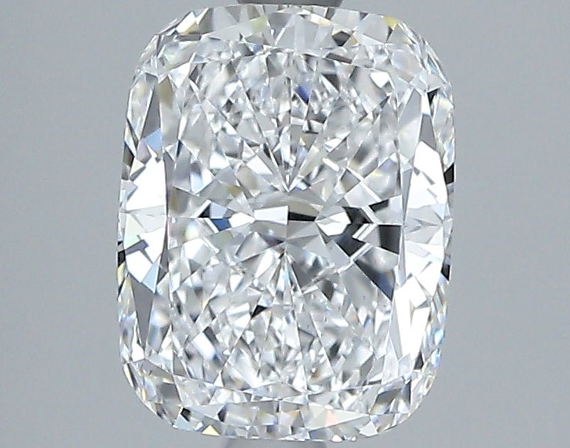 2 Carat Cushion - Natural Diamond - 2.2 - D - VVS2 - VG - EX - EX - Diamonds By Rothschild