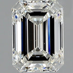 2 Carat Emerald Cut Natural Diamond - G VS2 - 2.01ct - VG Cut Grade - Diamonds By Rothschild
