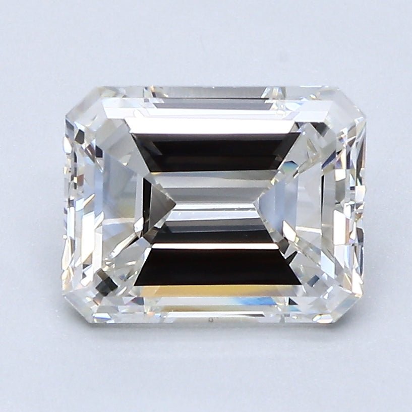 2 Carat Emerald Cut Natural Diamond - H SI1 - 1.99ct - G Symmetry - Diamonds By Rothschild