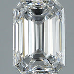 2 Carat EMERALD - Natural Diamond - 1.8 - E - VVS1 - VG - EX - EX - Diamonds By Rothschild