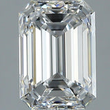 2 Carat EMERALD - Natural Diamond - 1.8 - E - VVS1 - VG - EX - EX - Diamonds By Rothschild