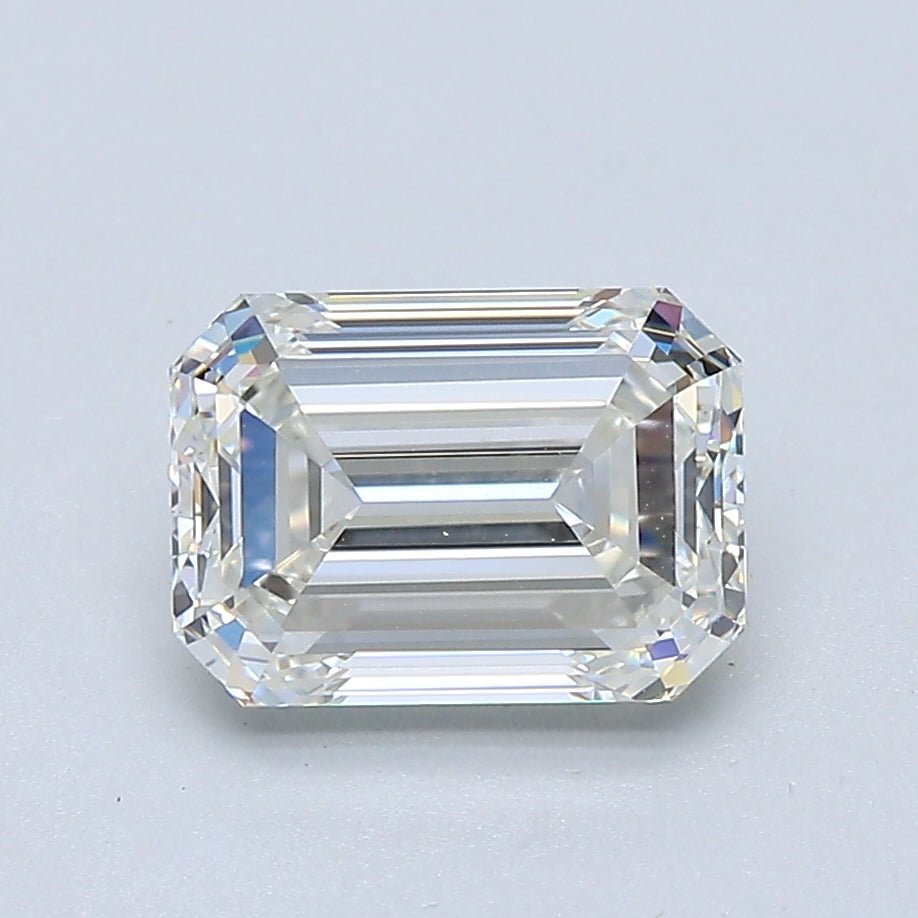 2 Carat Emerald - Natural Diamond - 1.8 - H - VVS1 - EX - EX - EX - Diamonds By Rothschild