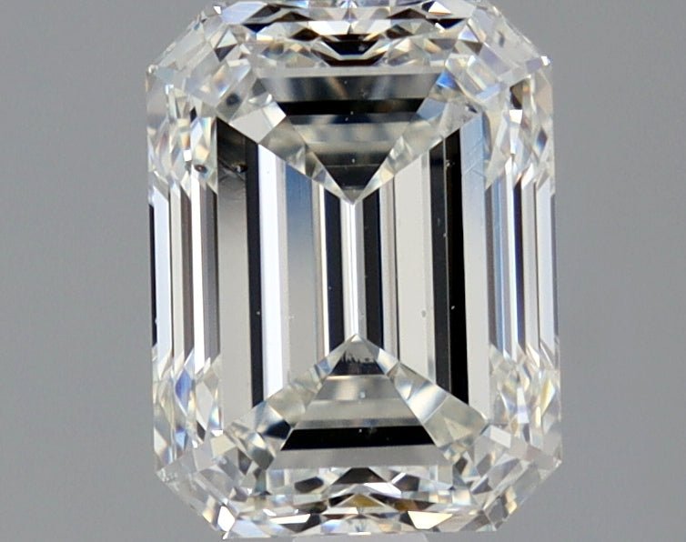 2 Carat EMERALD - Natural Diamond - 1.9 - I - SI1 - EX - EX - Diamonds By Rothschild