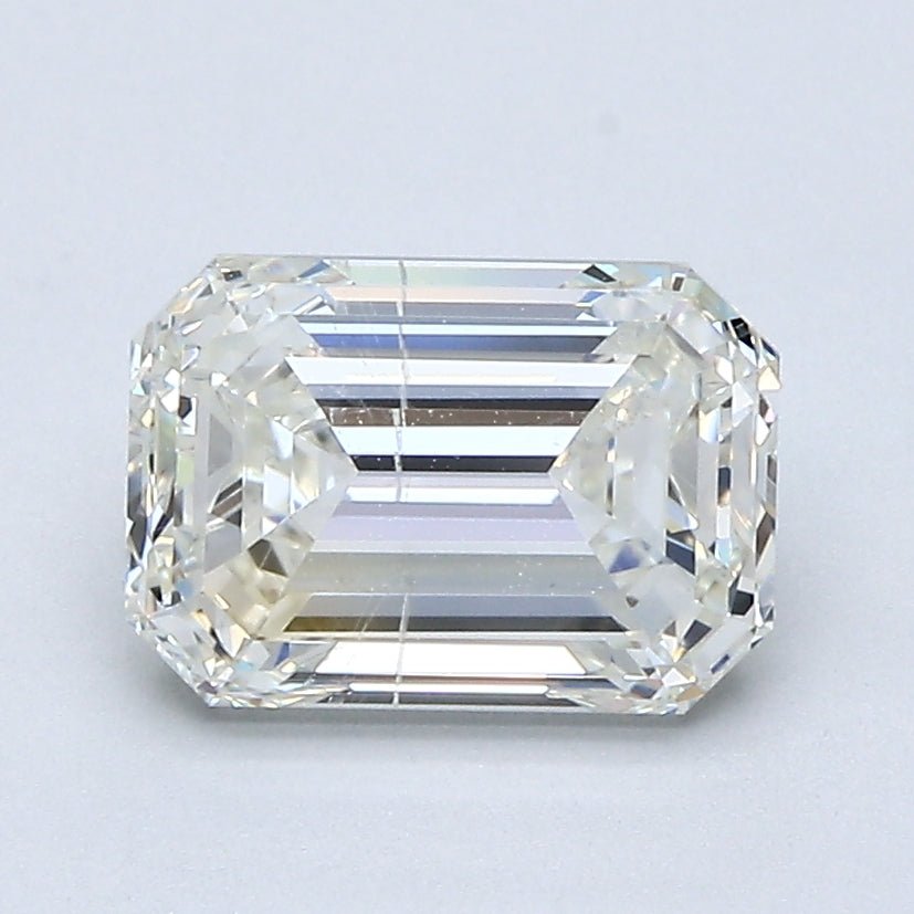 2 Carat Emerald - Natural Diamond - 1.9 - J - SI1 - EX - EX - VG - Diamonds By Rothschild