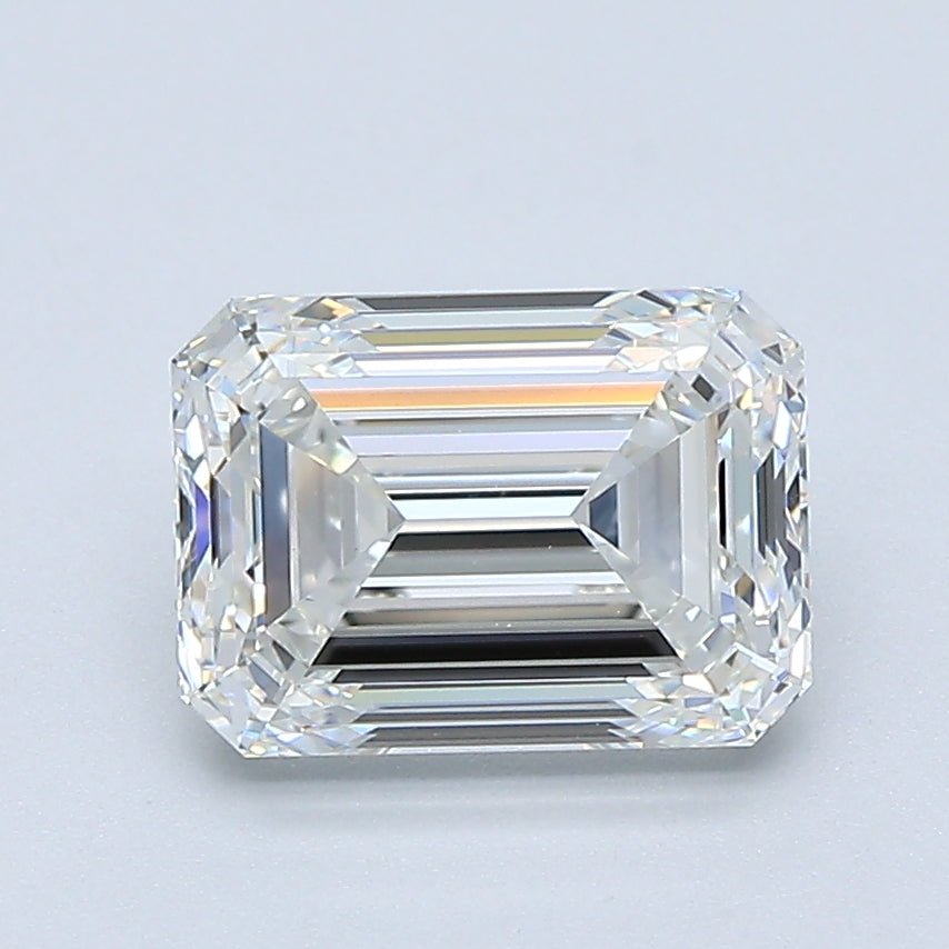 2 Carat Emerald - Natural Diamond - 1.91 - H - VS1 - EX - EX - Diamonds By Rothschild