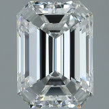 2 Carat EMERALD - Natural Diamond - 2 - F - VVS1 - VG - EX - VG - Diamonds By Rothschild