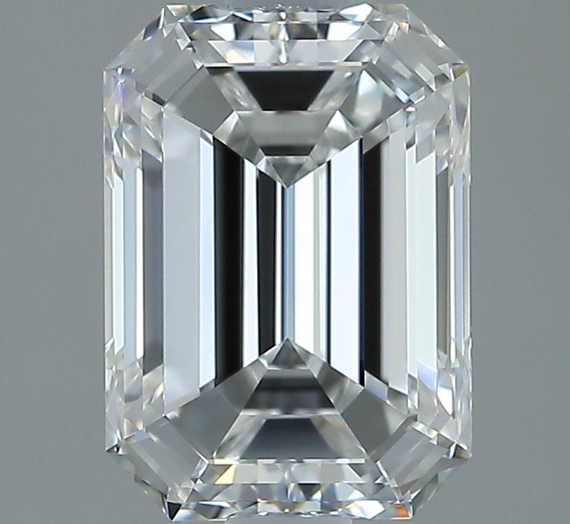 2 Carat EMERALD - Natural Diamond - 2 - F - VVS1 - VG - EX - VG - Diamonds By Rothschild